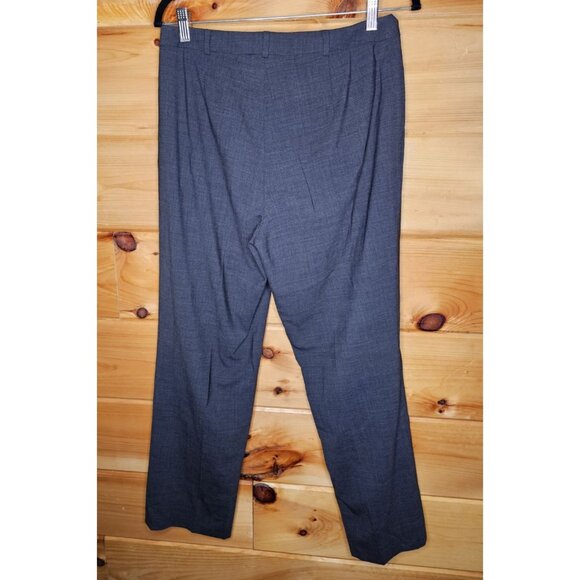 Linda Allard Ellen Tracy Pants Womens 10 Gray Straight Leg Lightweight - Picture 6 of 6